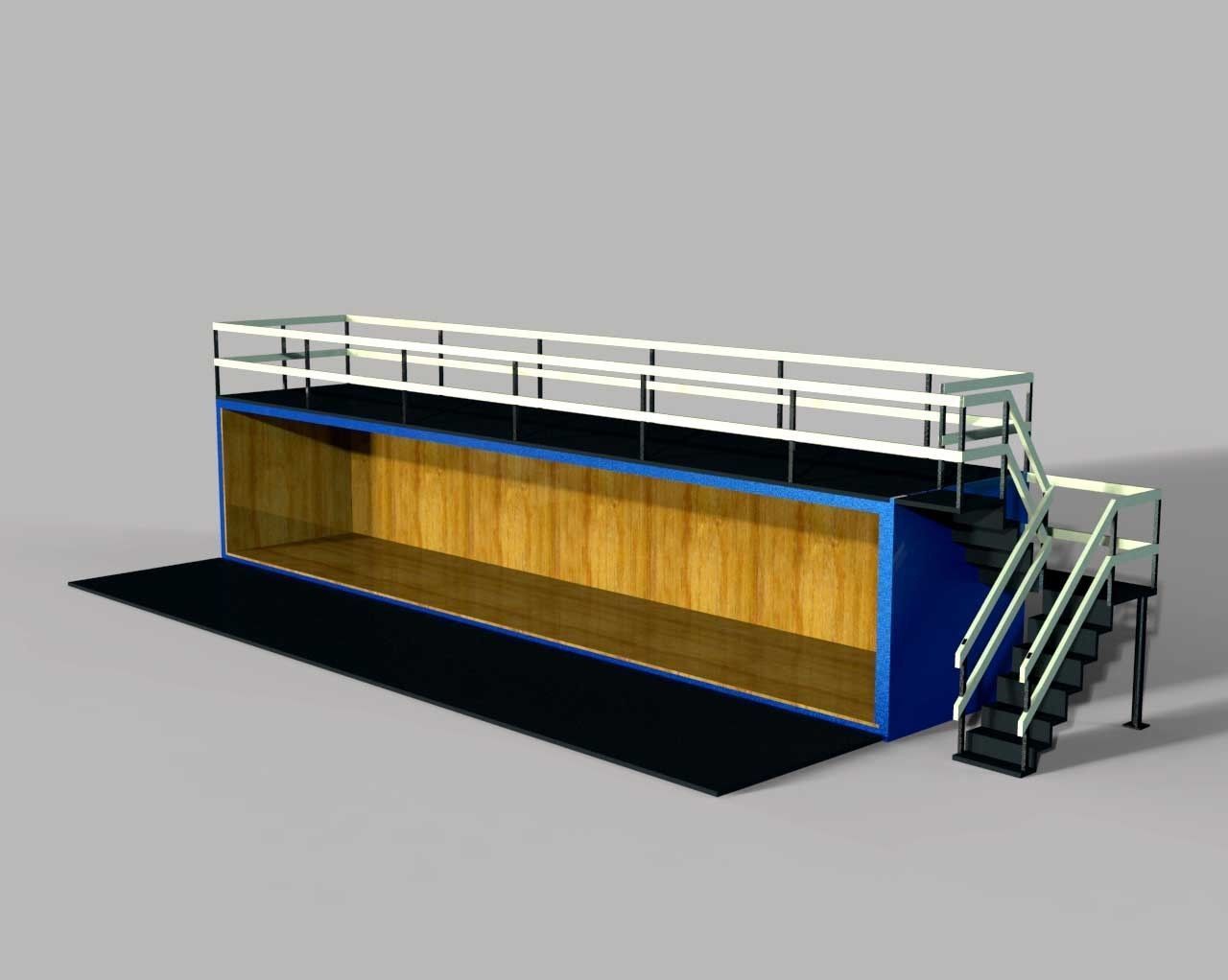 Concept Container Cafe 3D model_6