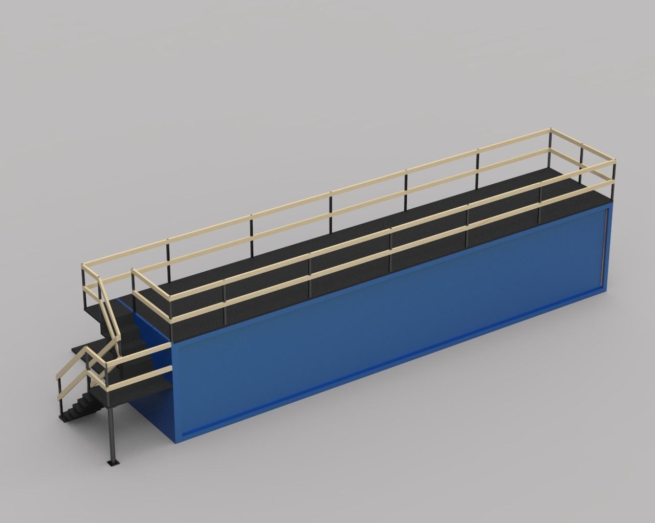 Concept Container Cafe 3D model_2