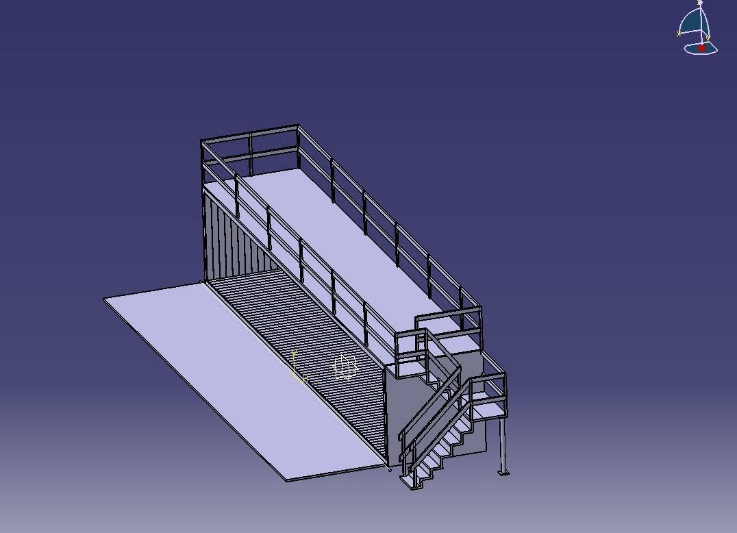 Concept Container Cafe 3D model_9