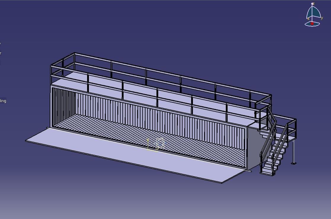 Concept Container Cafe 3D model_8