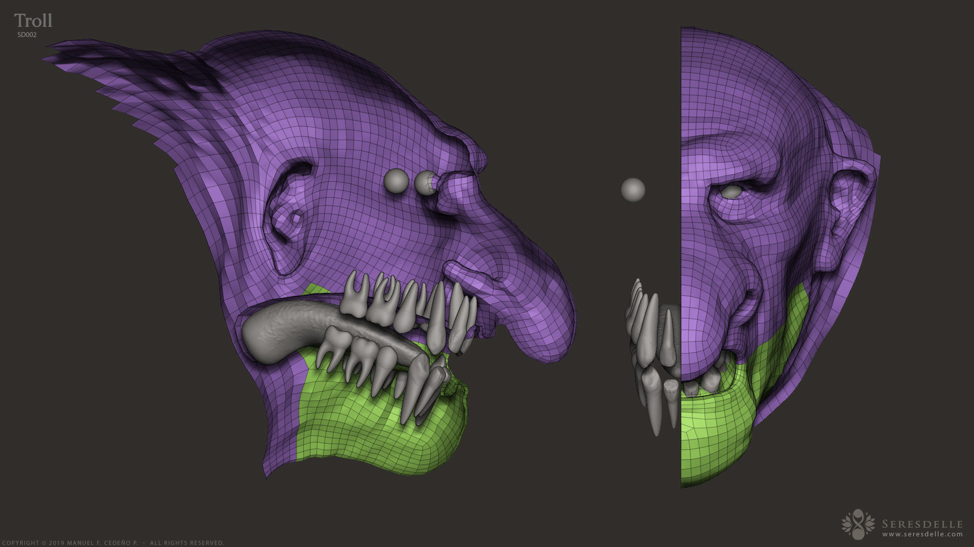 Troll - Highpoly Sculpture 3D model_19