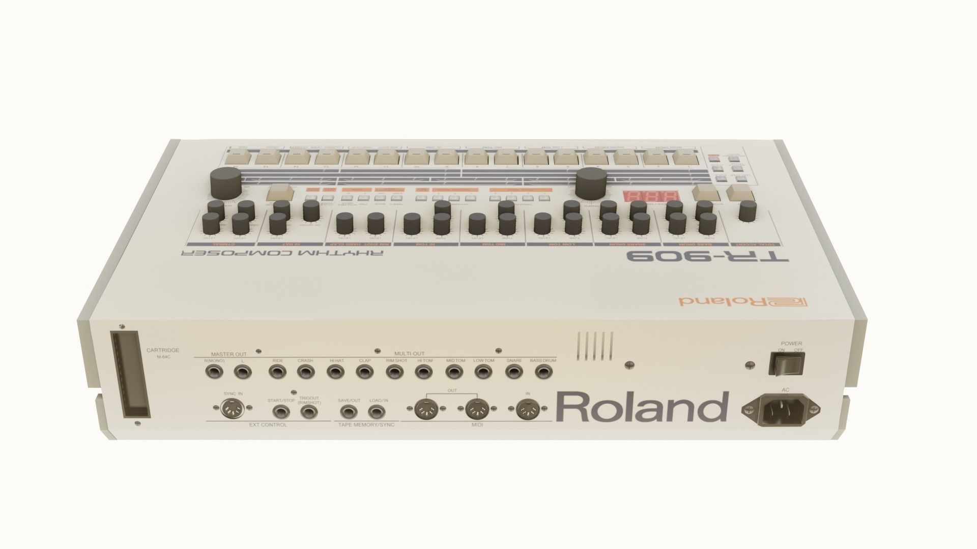Roland TR-909 3D model_1