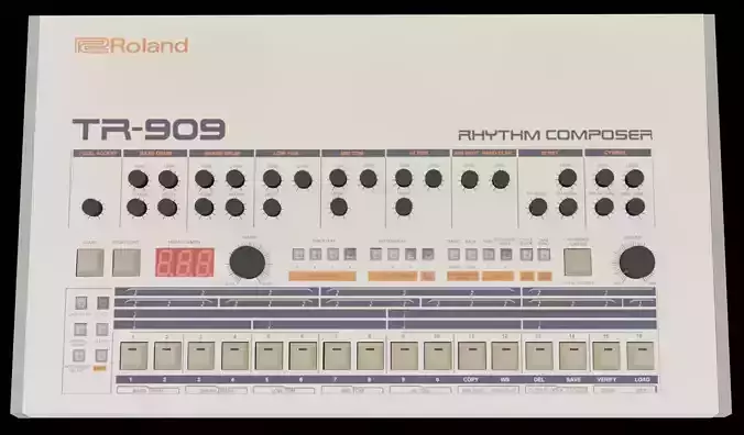 Roland TR-909 3D model