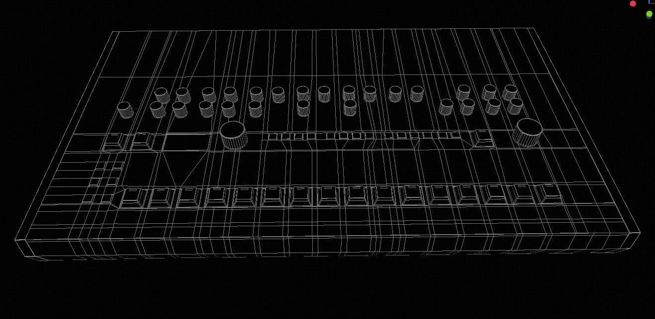 Roland TR-909 3D model_9