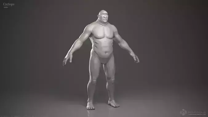 Cyclops - Highpoly Sculpture 3D model