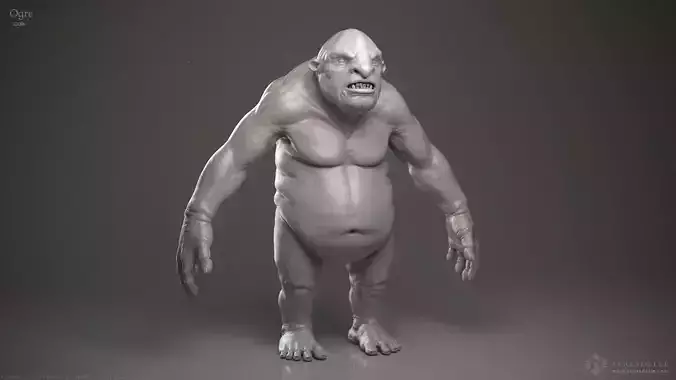 Ogre - Highpoly Sculpture 3D model