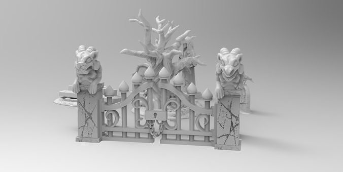 TerrainCrates Cementery 3D print model