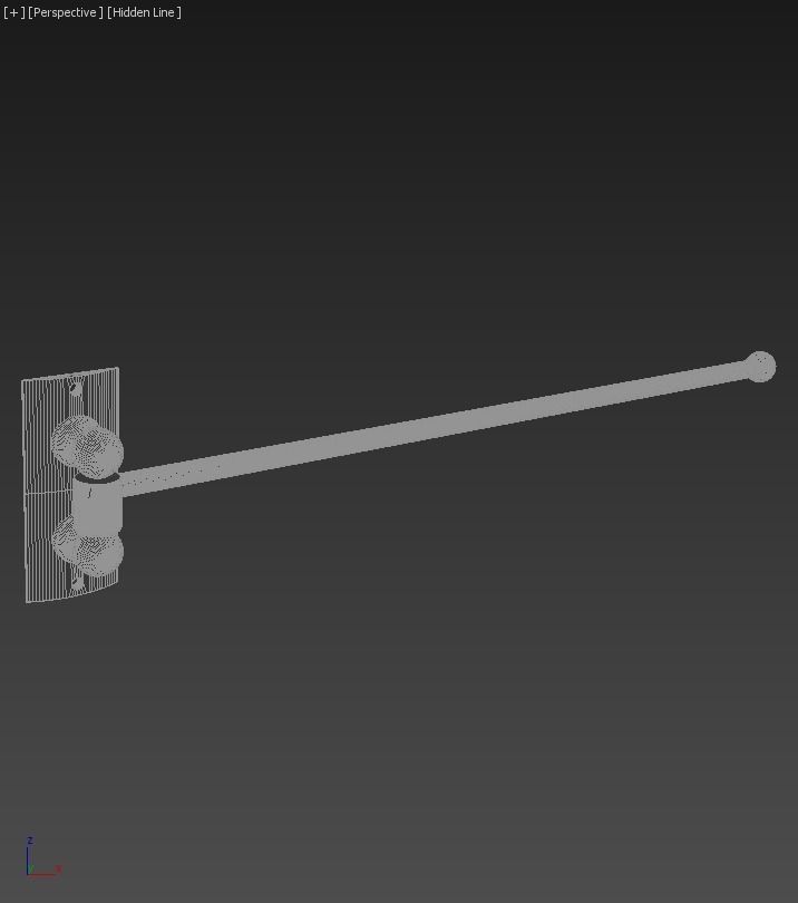 Ribbed Lotus Towel Moving Single 3D model_2