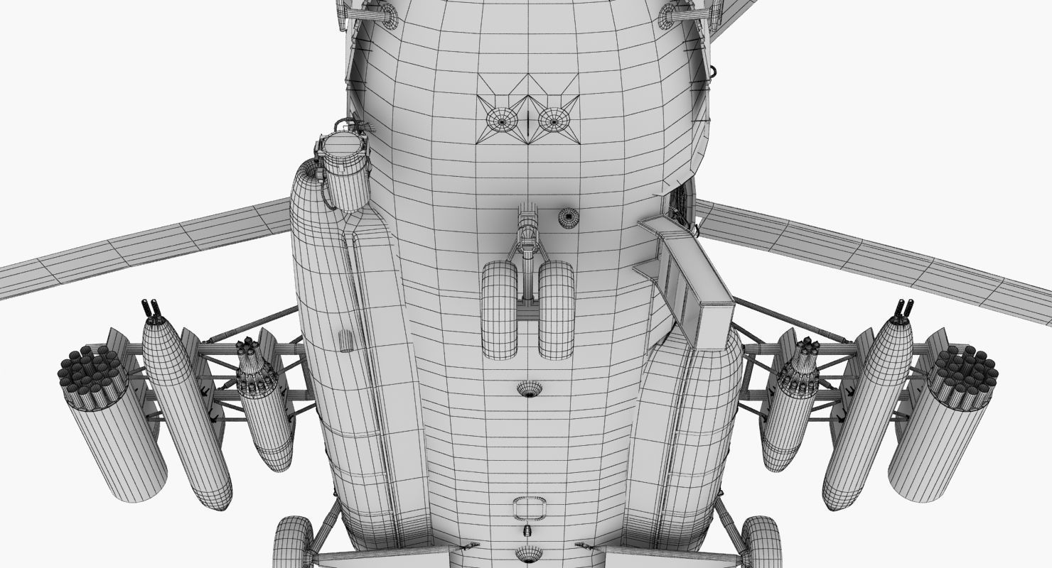 Mi-17 Slovak Air Force Animated Low-poly 3D model_79