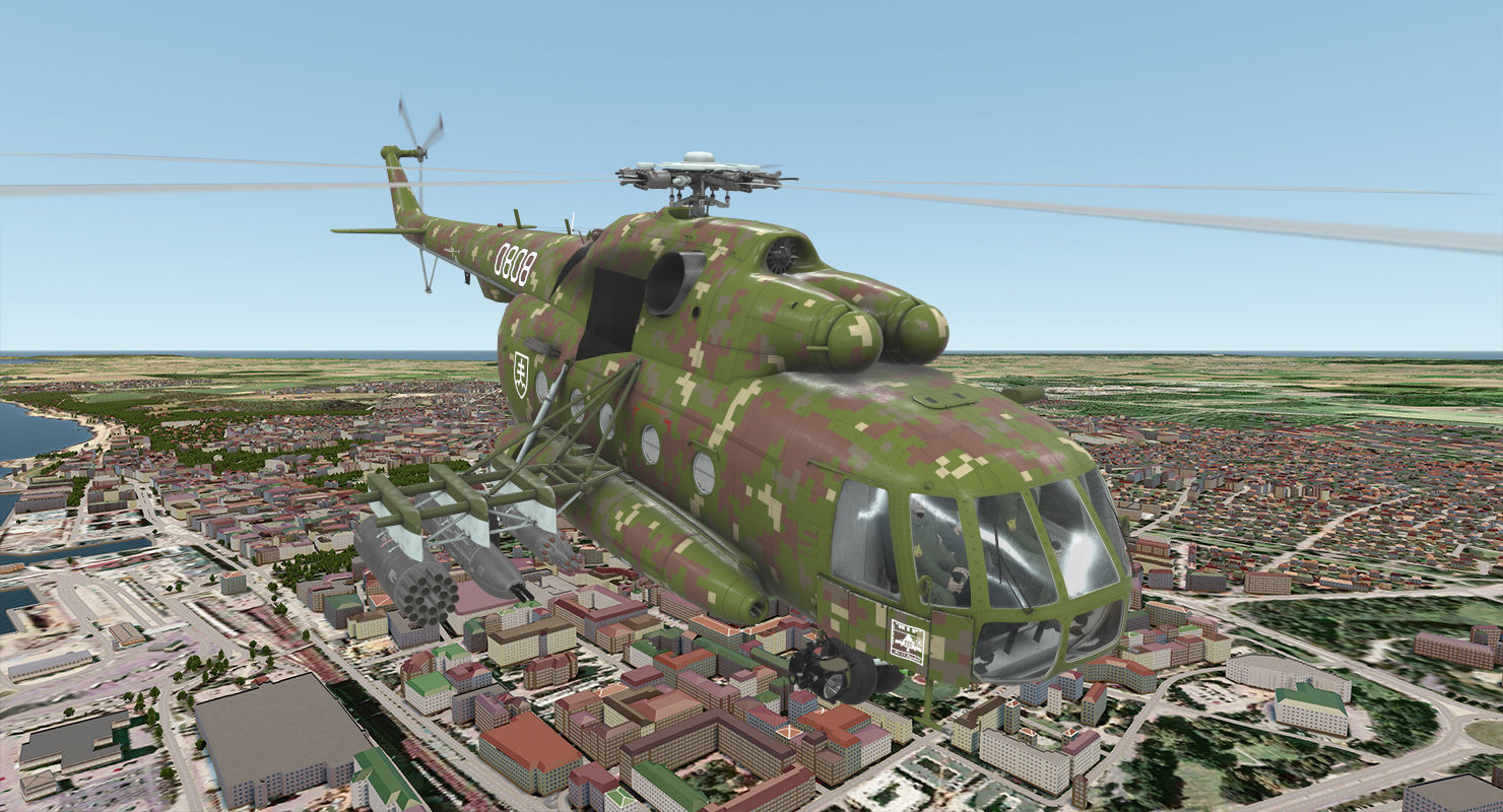 Mi-17 Slovak Air Force Animated Low-poly 3D model_3
