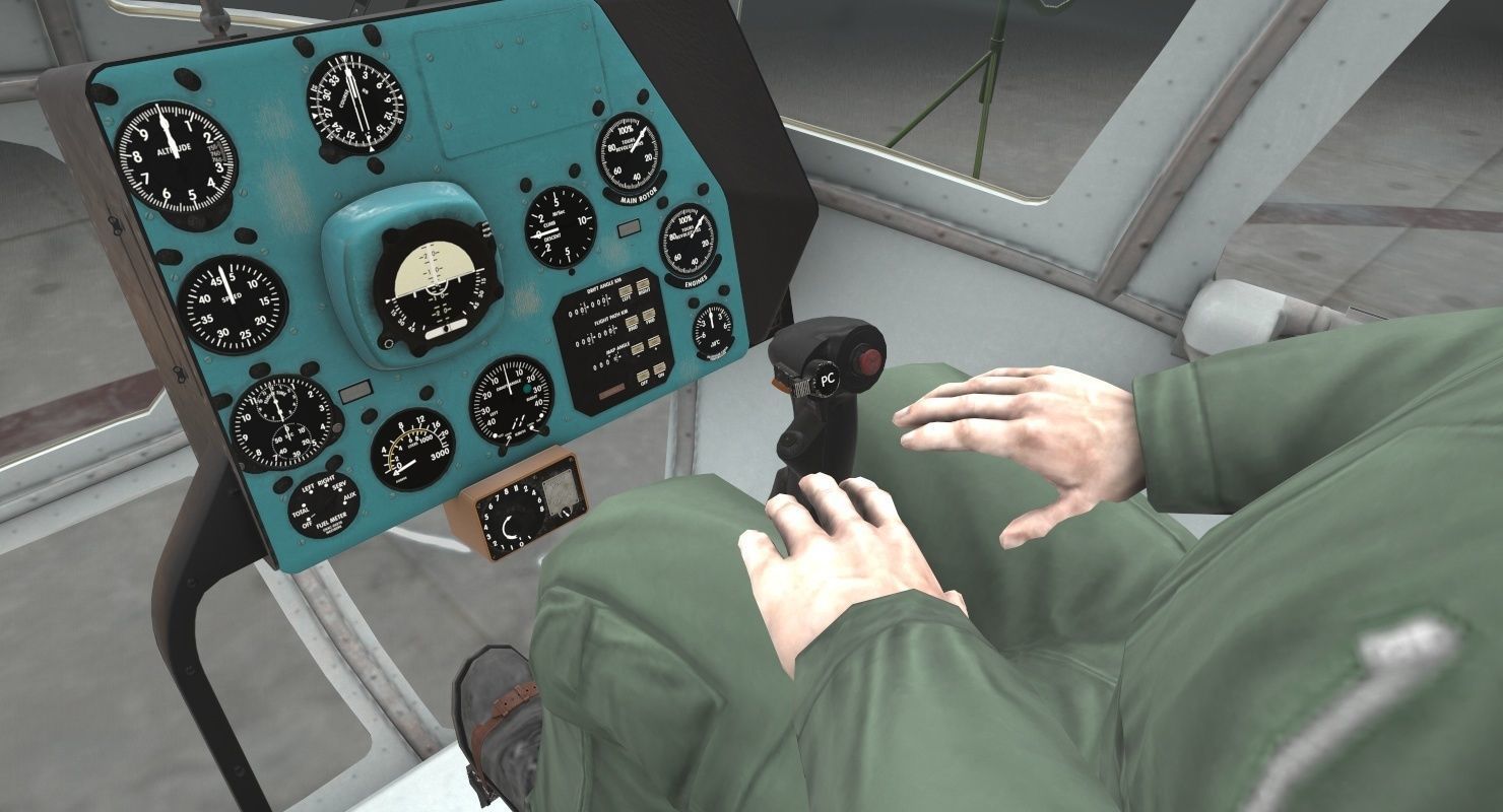 Mi-17 Slovak Air Force Animated Low-poly 3D model_44