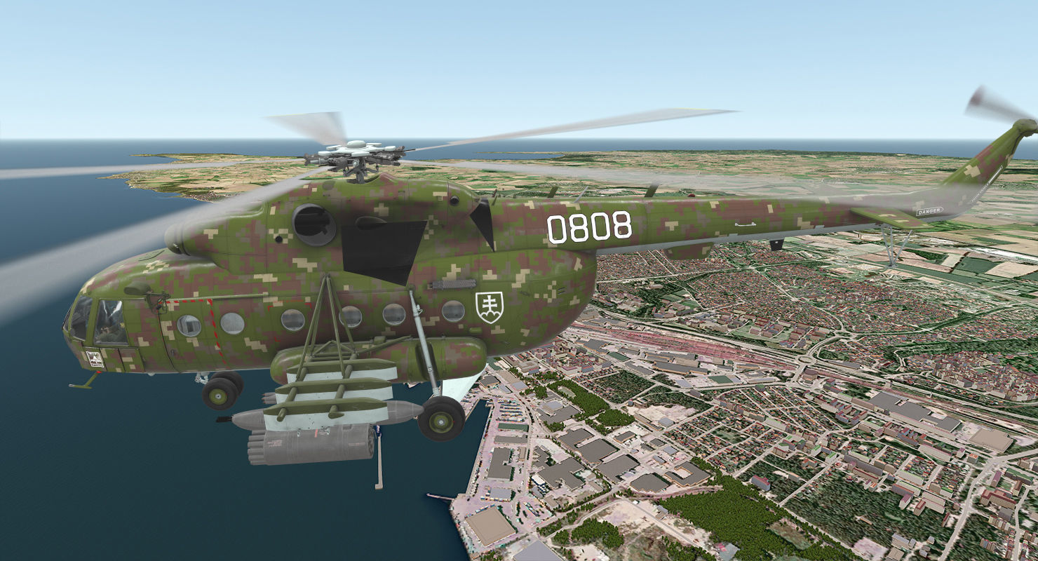 Mi-17 Slovak Air Force Animated Low-poly 3D model_4