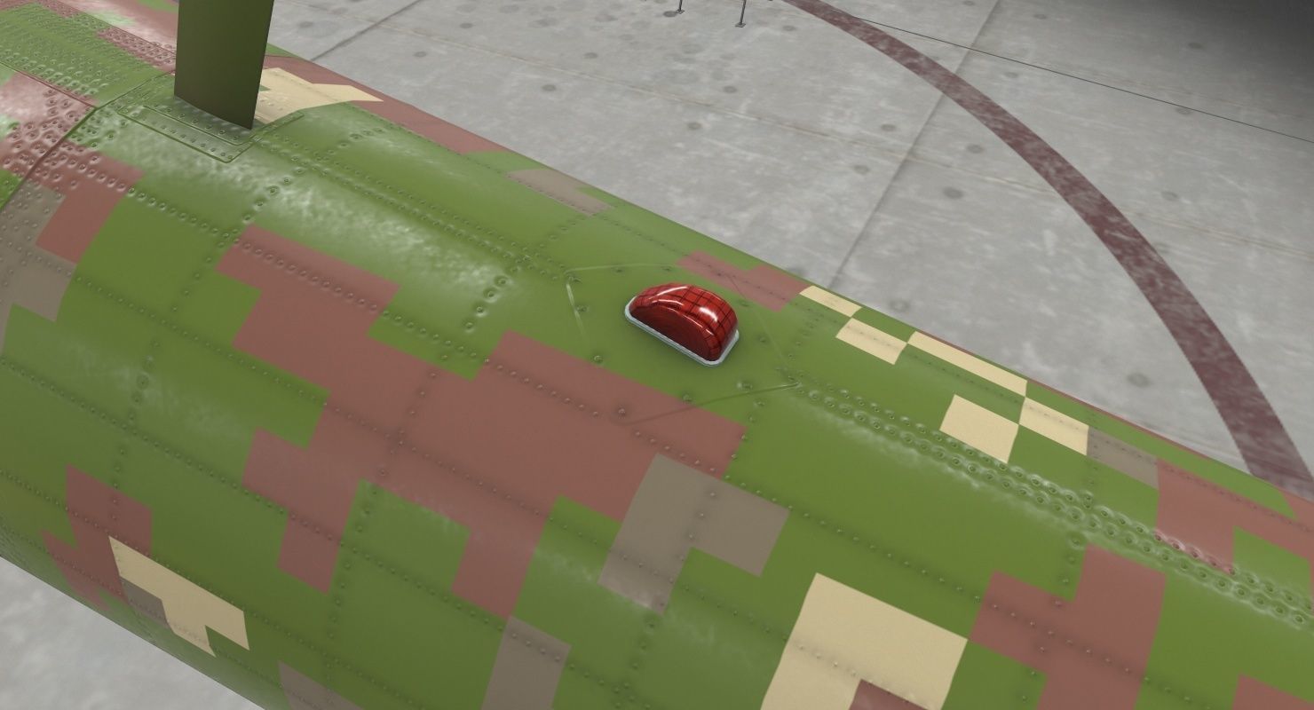 Mi-17 Slovak Air Force Animated Low-poly 3D model_34