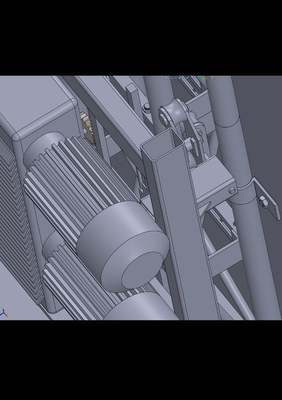 elevator machine stand 3D model_7