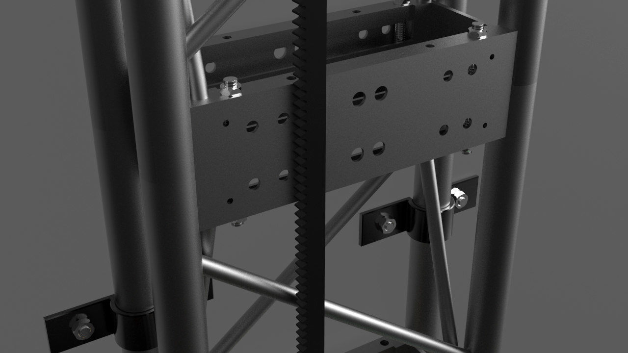 elevator machine stand 3D model_1