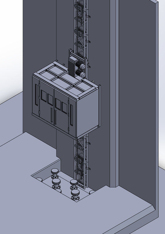 elevator machine stand 3D model_8