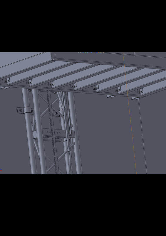 elevator machine stand 3D model_9