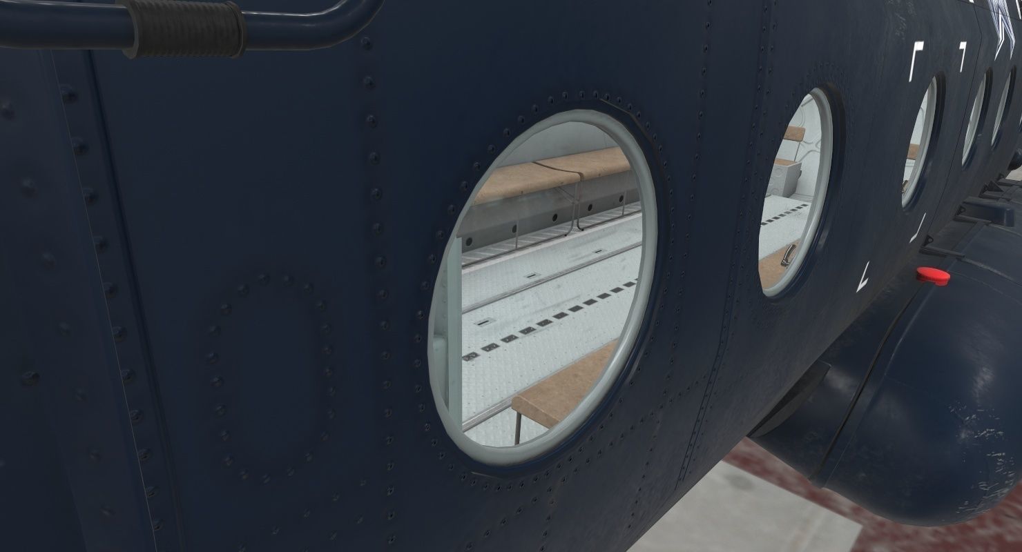 Mi-17 Mexican Police Low-poly 3D model_19