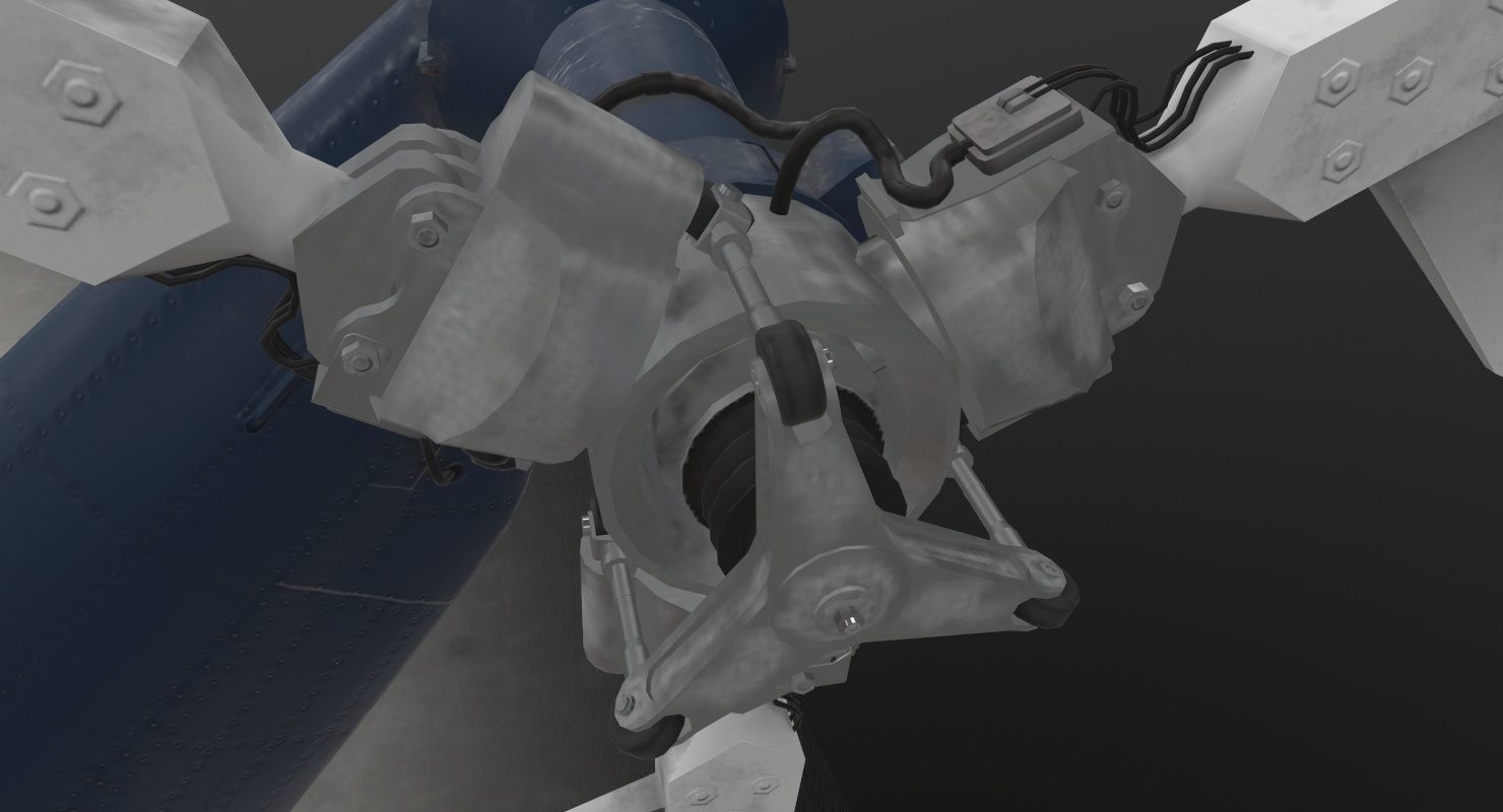 Mi-17 Mexican Police Low-poly 3D model_25