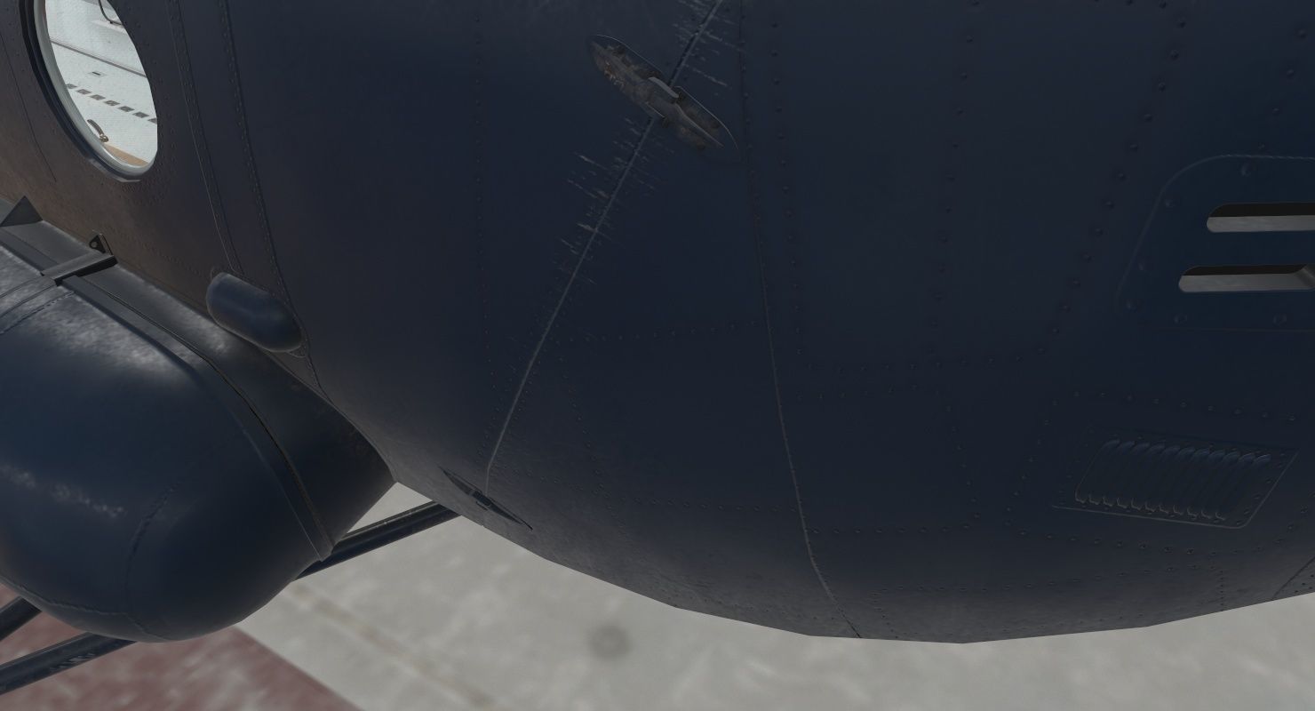 Mi-17 Mexican Police Low-poly 3D model_22