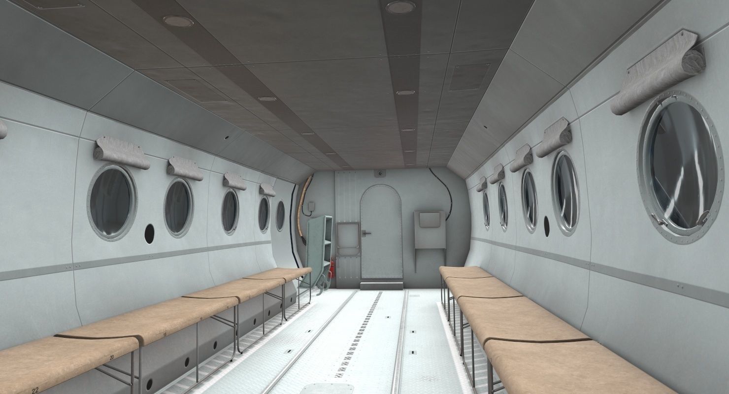 Mi-17 Mexican Police Low-poly 3D model_36