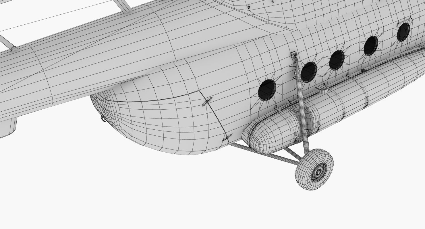 Mi-17 Mexican Police Low-poly 3D model_52