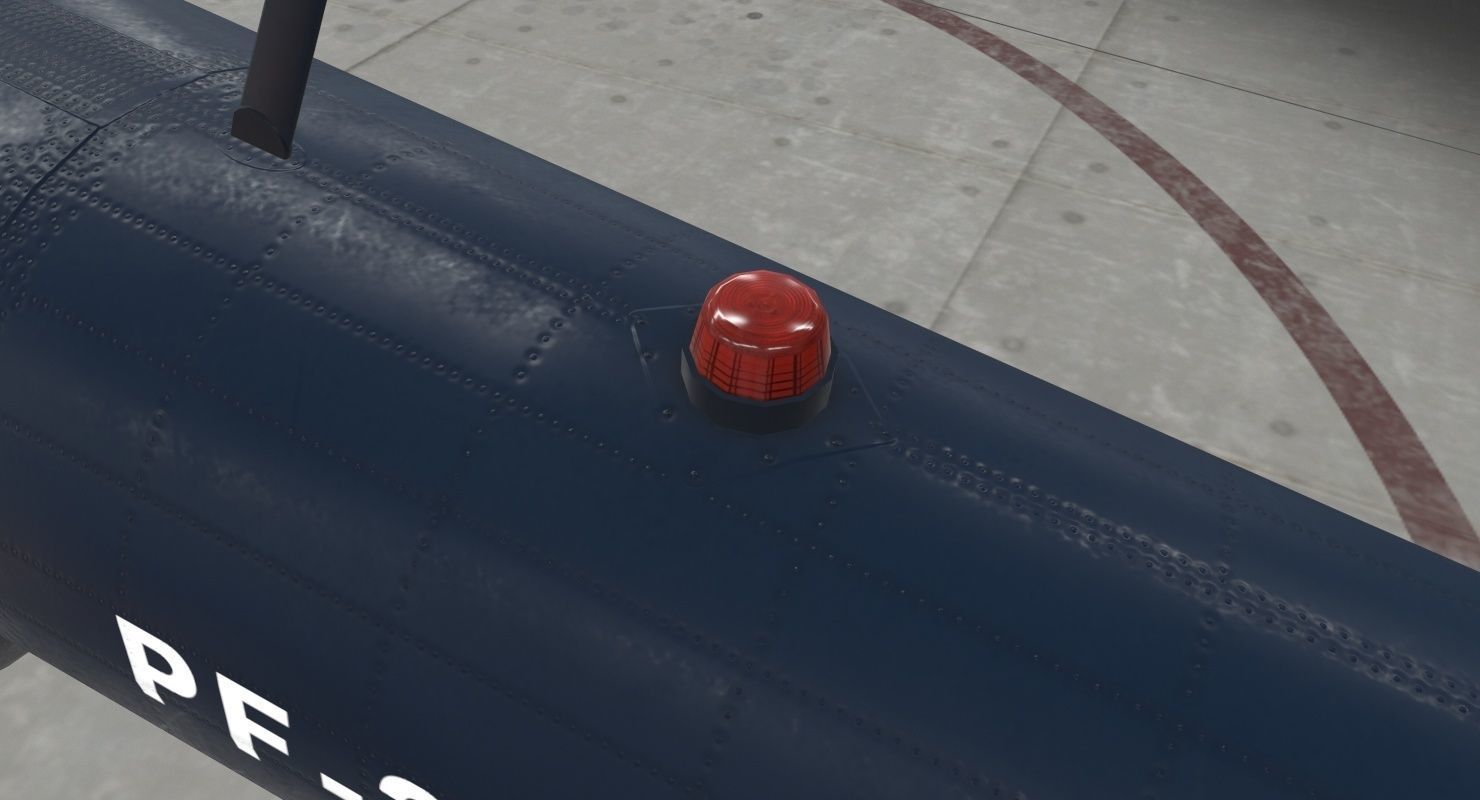 Mi-17 Mexican Police Low-poly 3D model_23