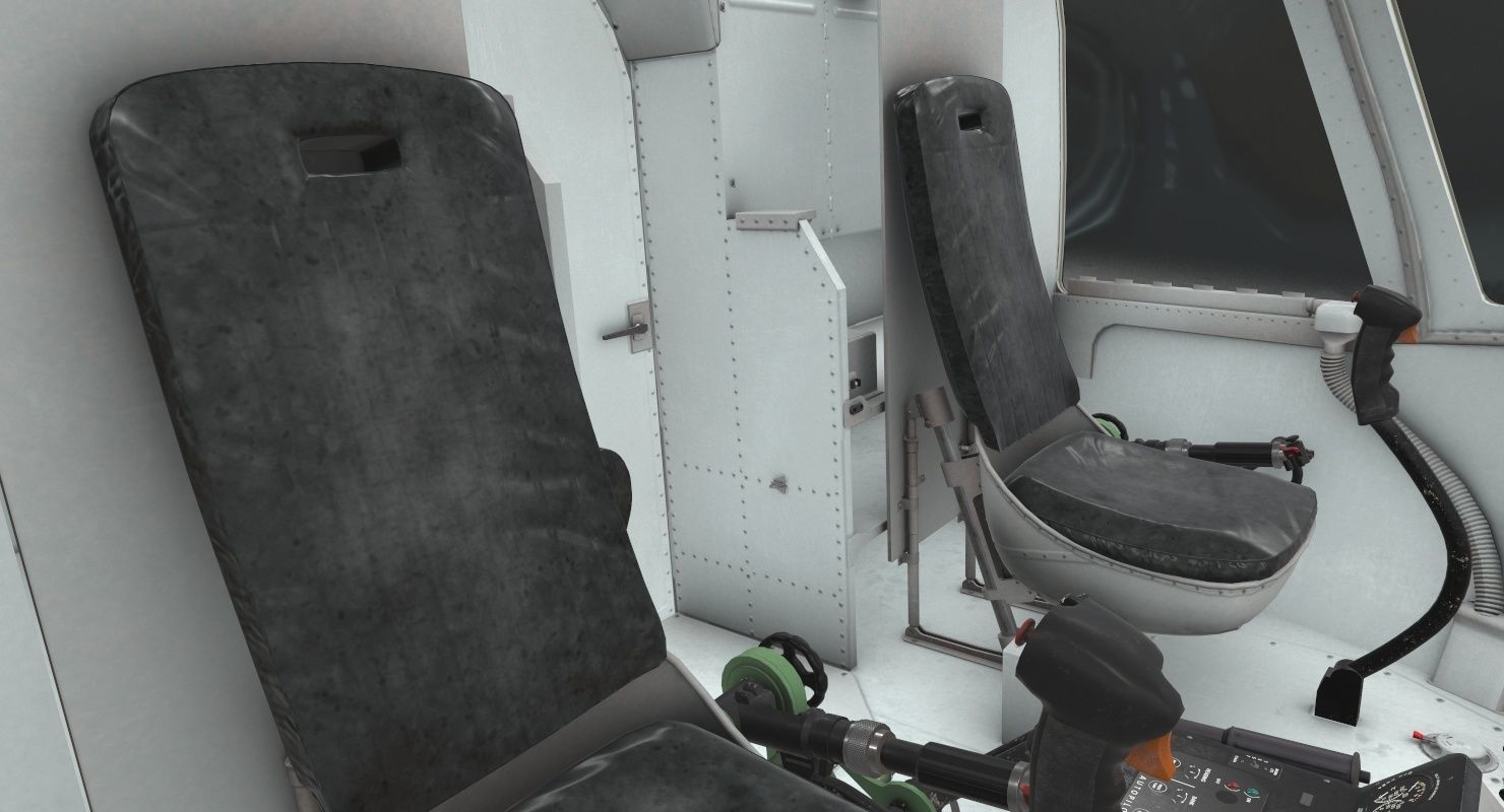 Mi-17 Mexican Police Low-poly 3D model_30