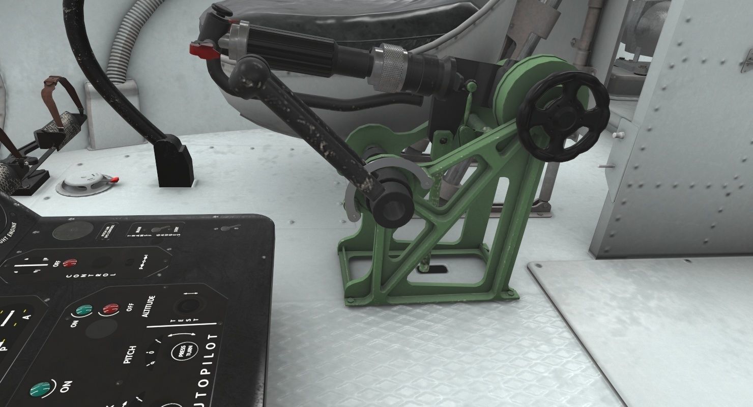 Mi-17 Mexican Police Low-poly 3D model_32