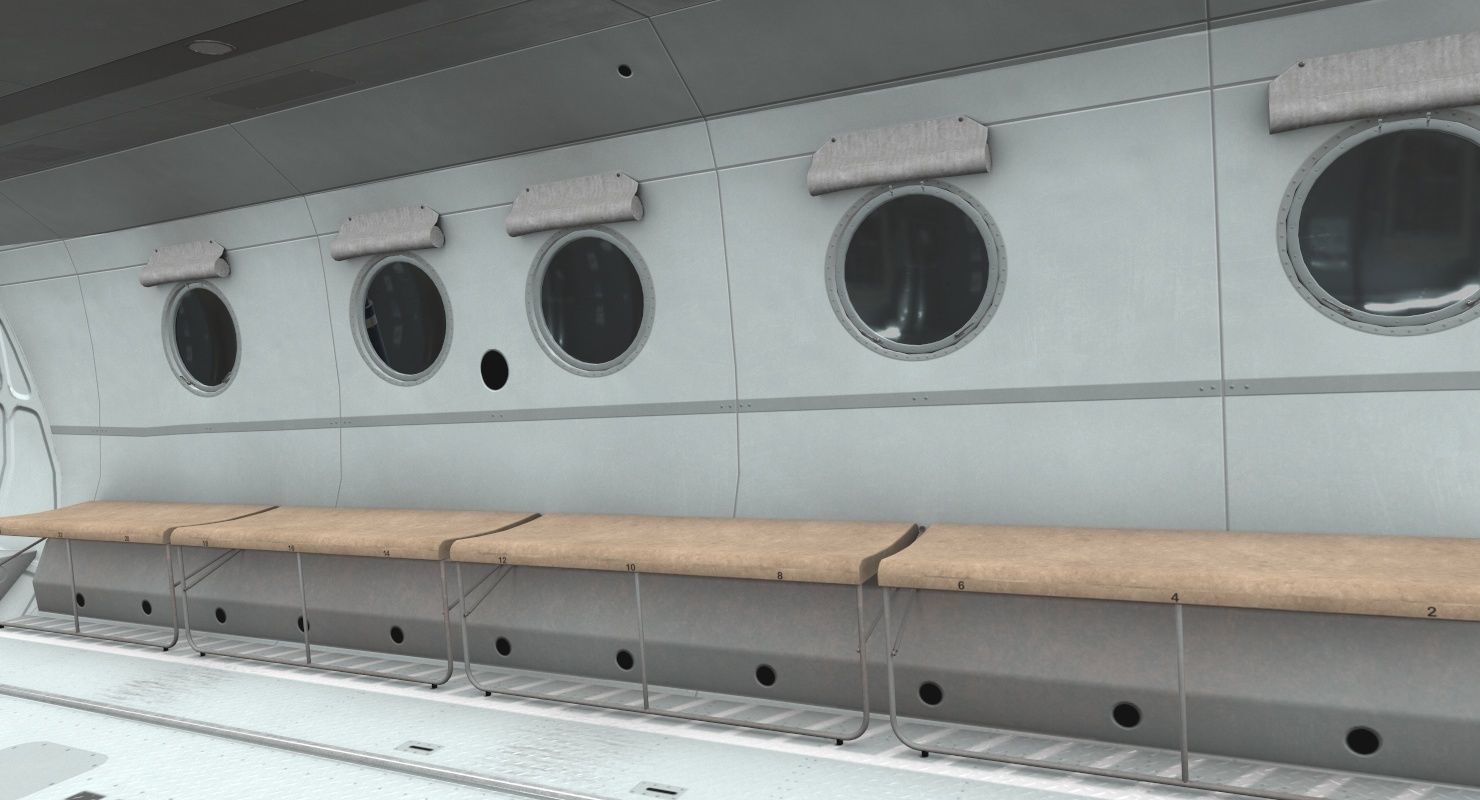 Mi-17 Mexican Police Low-poly 3D model_38