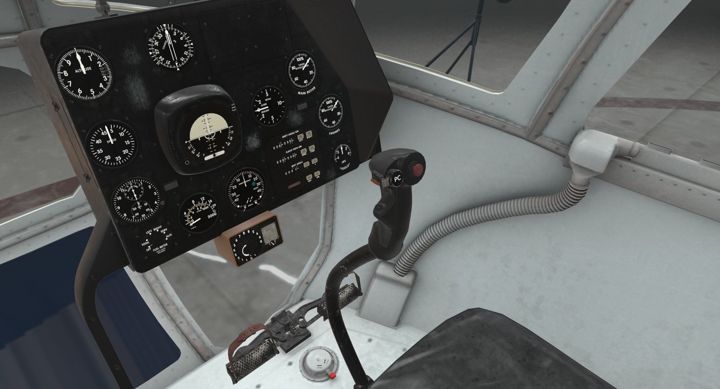 Mi-17 Mexican Police Low-poly 3D model_33