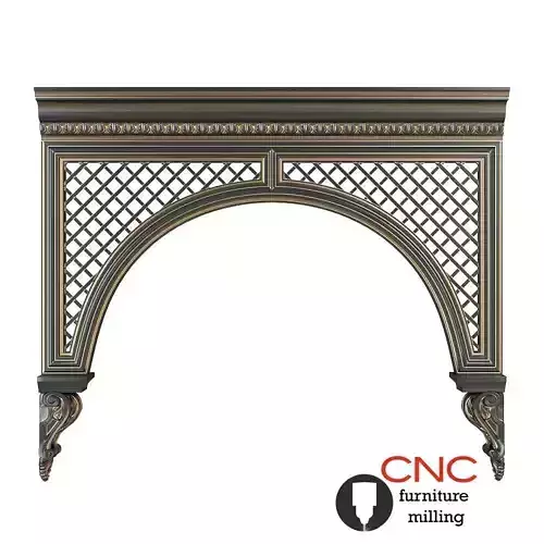 Architectural arch 3D model