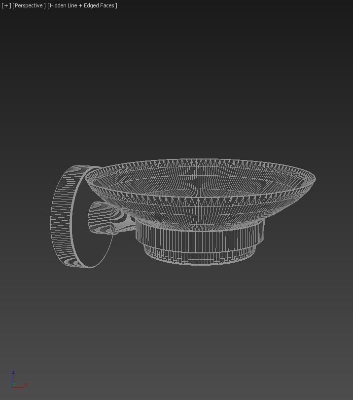 Begonia Soap Dish 3D model_1