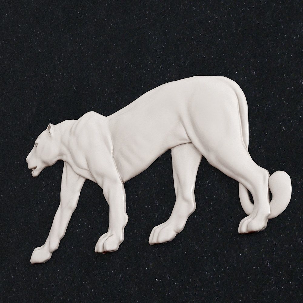 panther figurine 3D model 3D printable | CGTrader