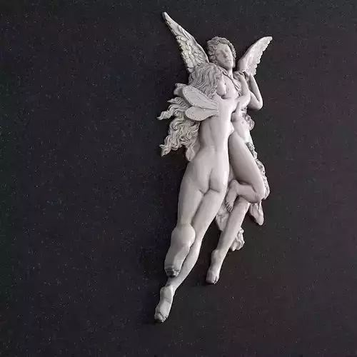 cupid and psyche 3D print model
