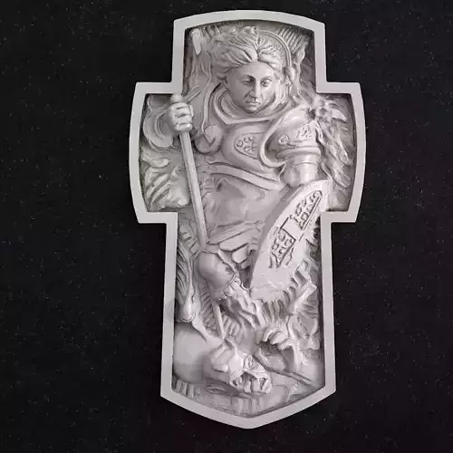 Jewelry cross Archangel Michael 1