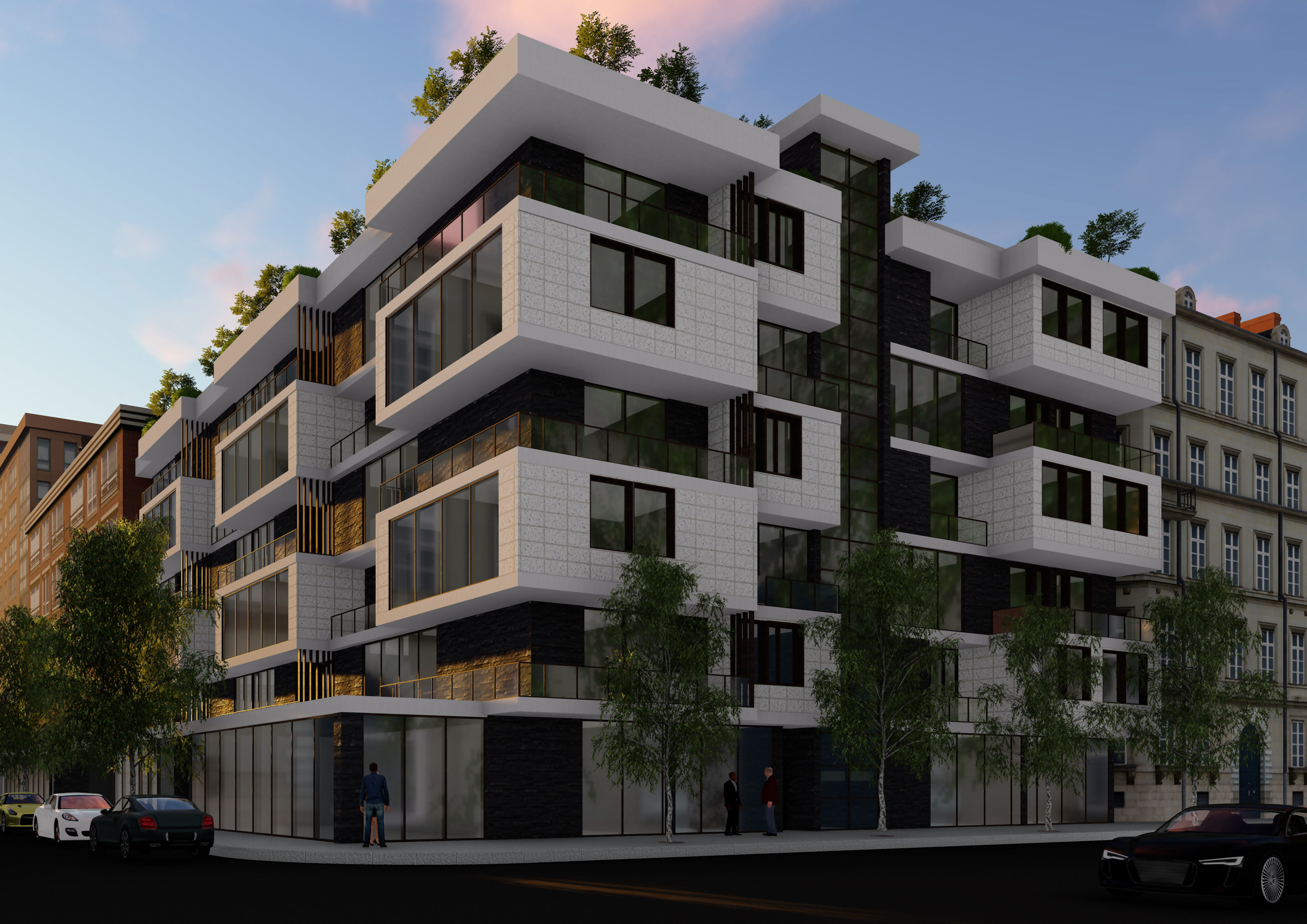 Residential Building - incl Architectural Plans 3D model_2