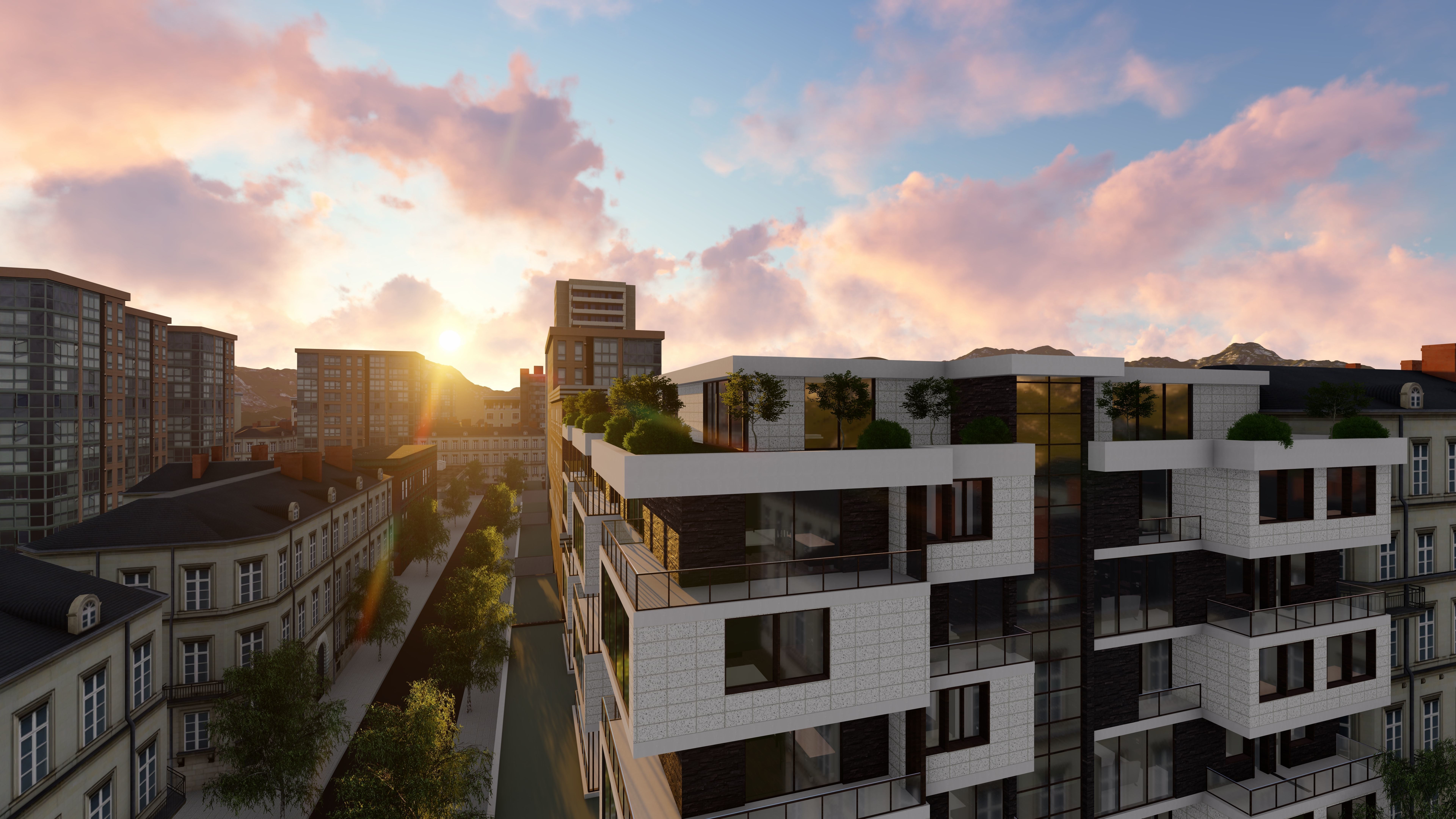 Residential Building - incl Architectural Plans 3D model_4