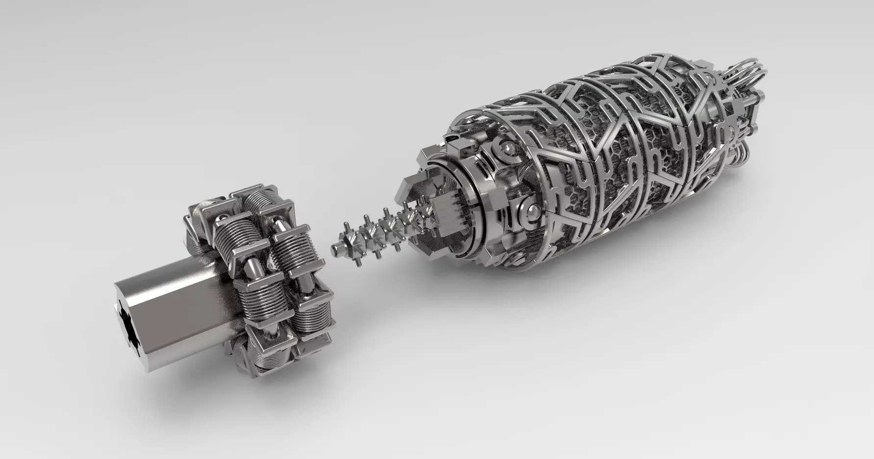 Fusion core and jack 3D model_0