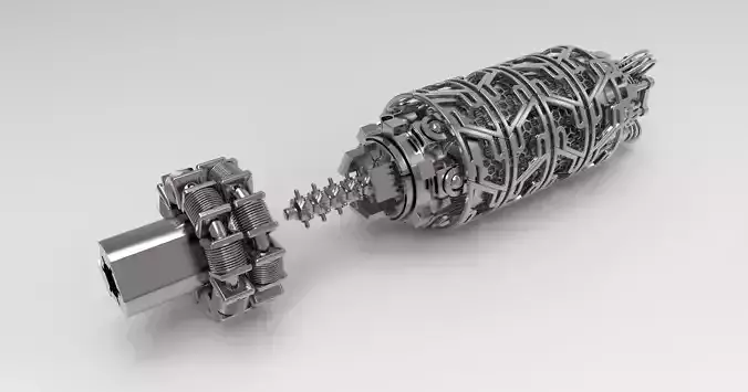 Fusion core and jack 3D model