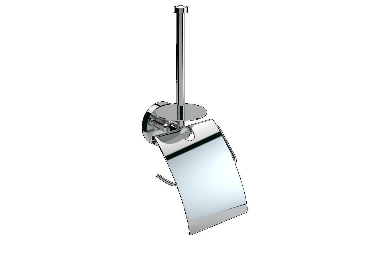 Begonia Paper Holder Redundant Cover 3D model_0