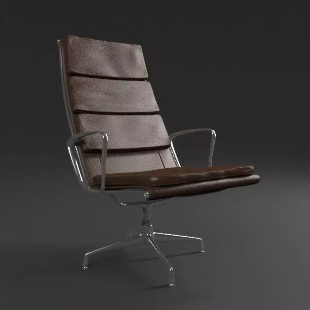Eames - Soft pad armchair 3D model