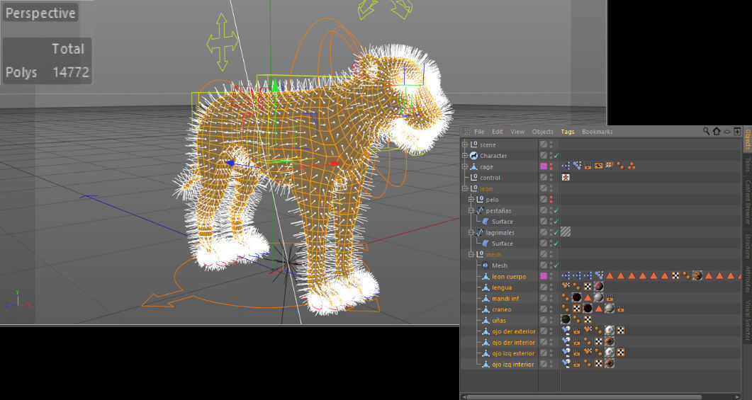 Lion 3D 3D model_8