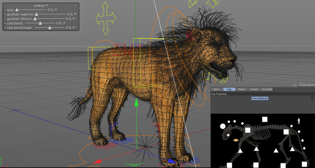 Lion 3D 3D model_5