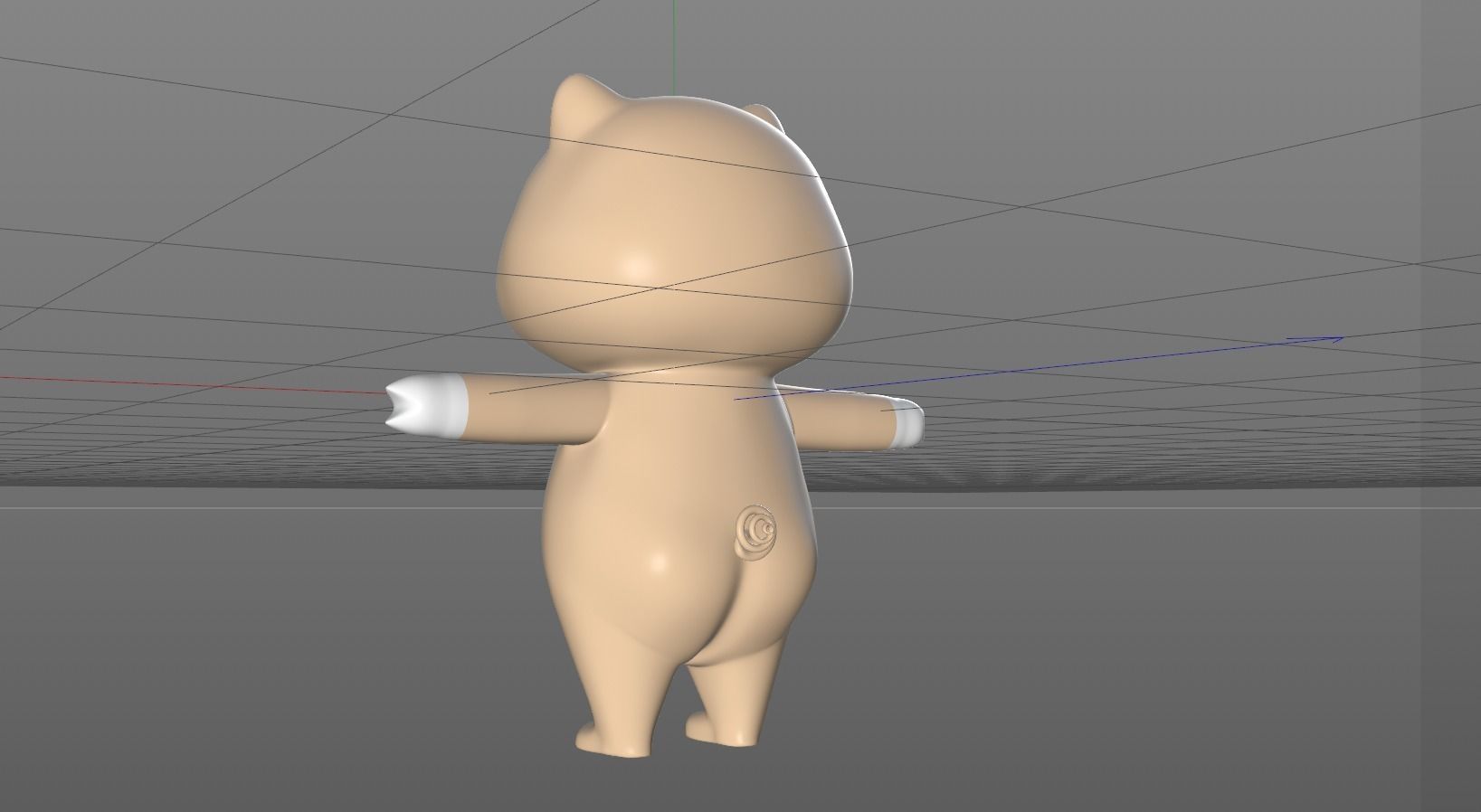 Selling cute pigs---C4D modeling binding 3D model_3