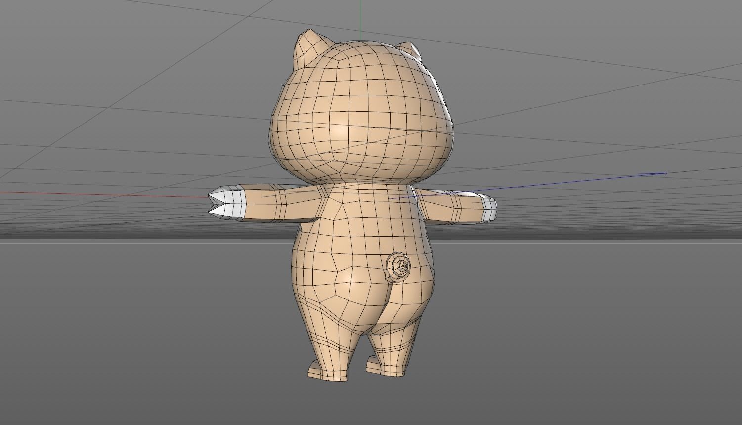 Selling cute pigs---C4D modeling binding 3D model_1