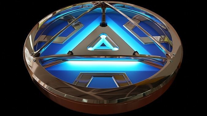 Arc-reactor top part 3D model