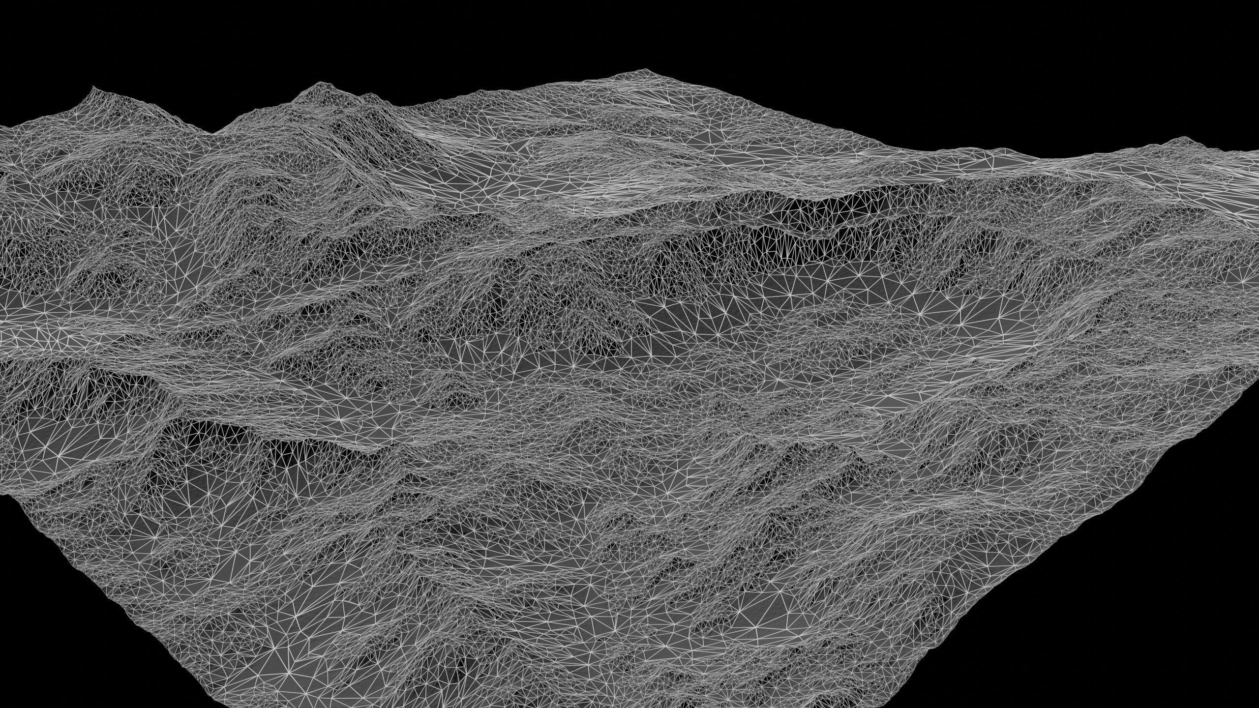 Mountain Set 1 Low-poly 3D model_33