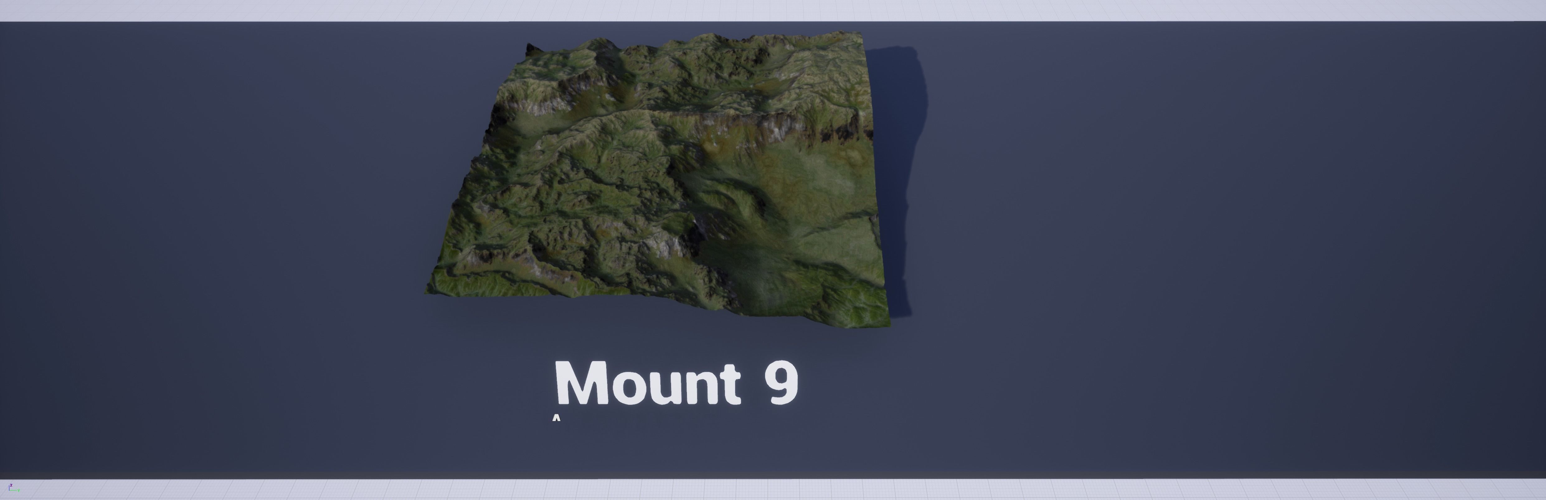 Mountain Set 1 Low-poly 3D model_55