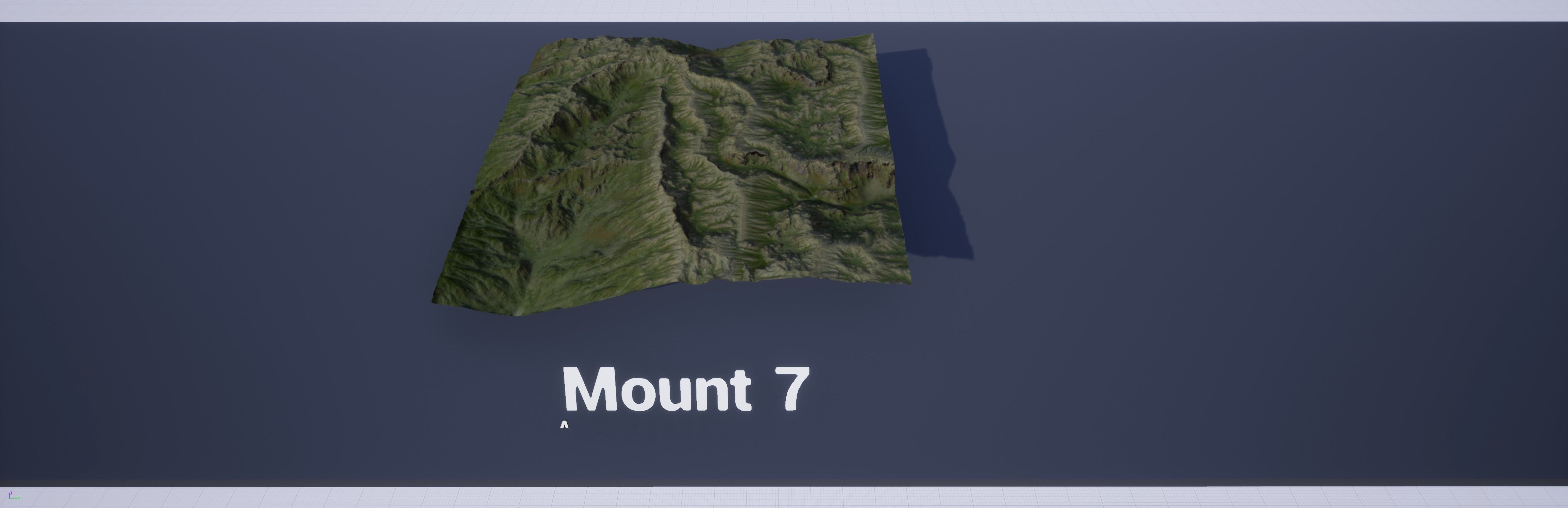 Mountain Set 1 Low-poly 3D model_41